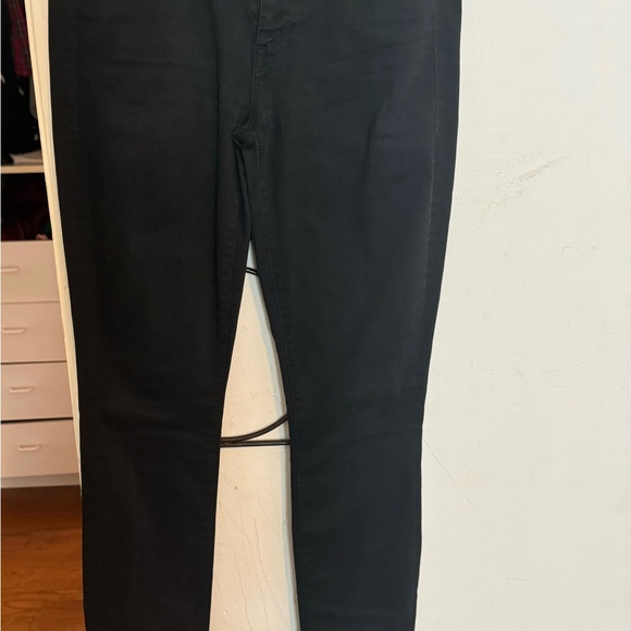 Size 24 skinny mother black stretch denim - Picture 2 of 4